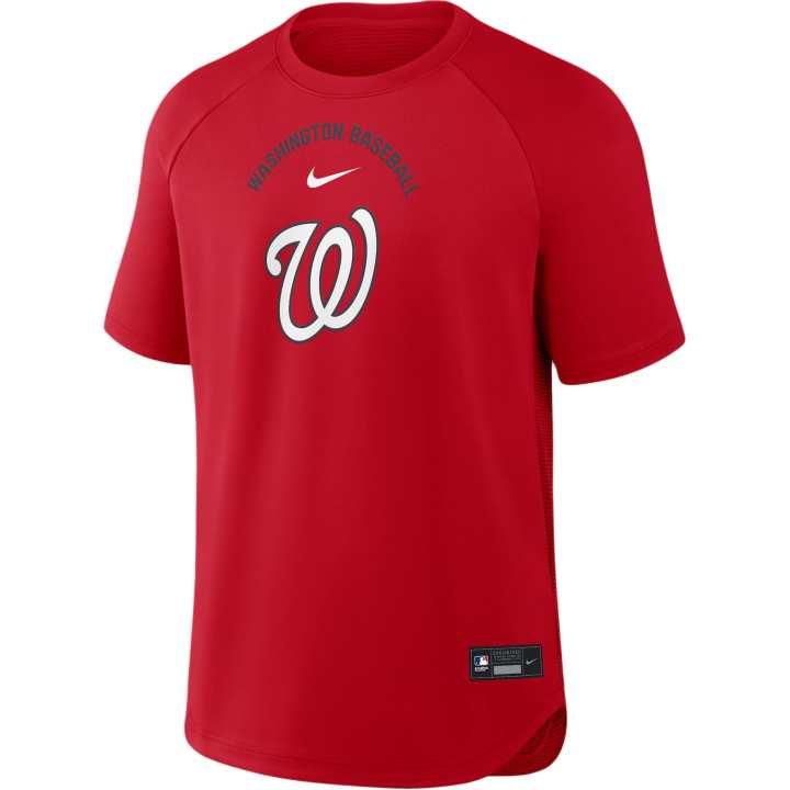 Nike Nike Washington Nationals Authentic Collection Batting Practice Pregame Men's Nike Dri-FIT Mlb Top