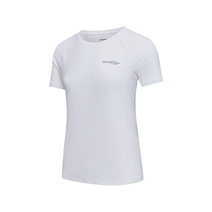 Saucony T Shirt Women's Pearl White