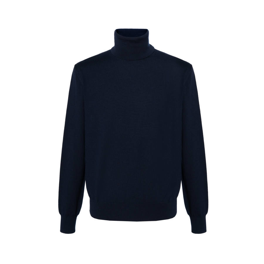 GUCCI Logo Embroidered Roll Neck Jumper