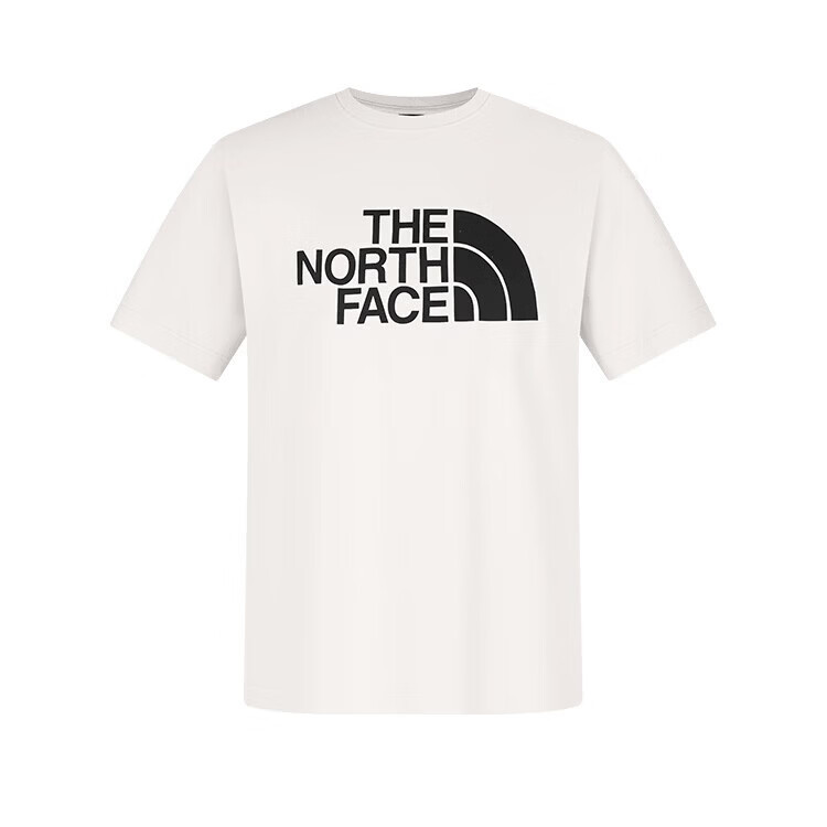 THE NORTH FACE T Shirts Unisex QLI/Dune White Crew Neck Moderate