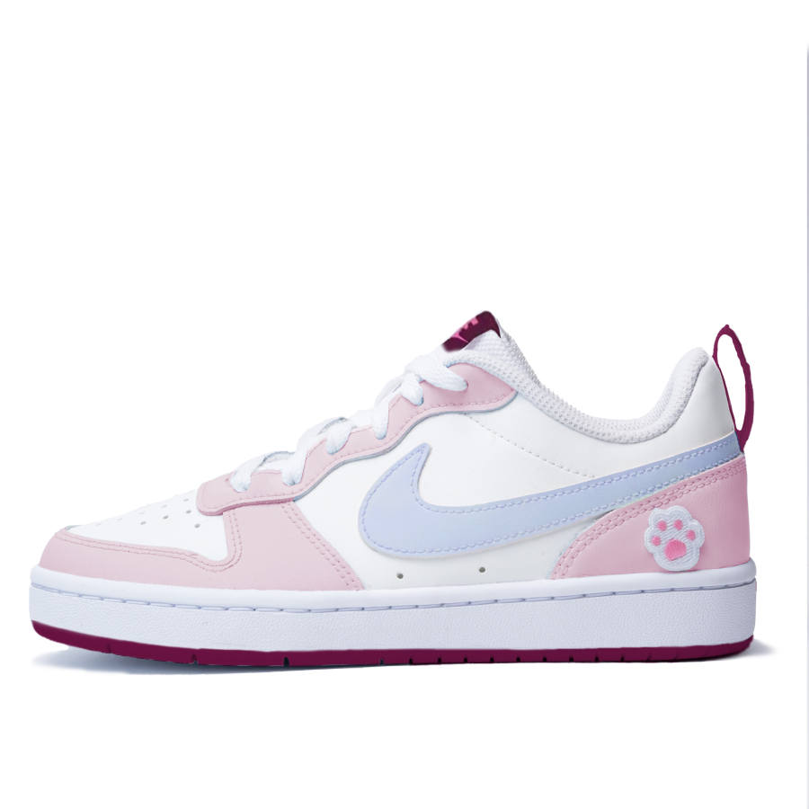 Nike Nike Court Borough 2 Sweetheart Cat Paw Low top Skateboard Shoes Women's Pink