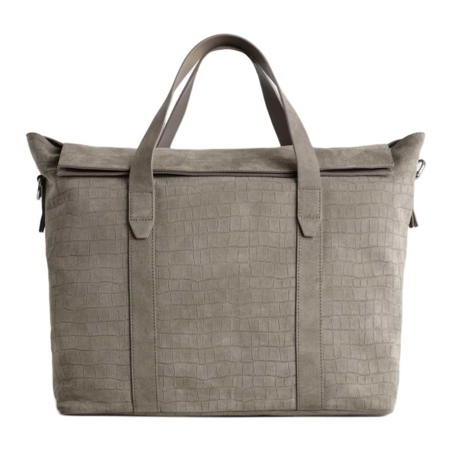 COS COS Cow Leather Handbag Unisex Elephant Gray