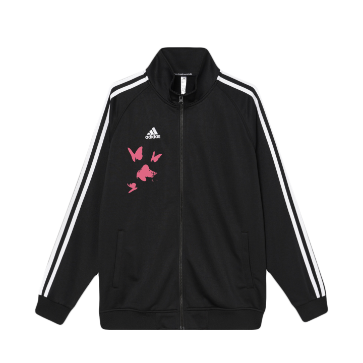Adidas Adidas 3 Stripes Jackets Unisex Black Stand Collar Moderate Other