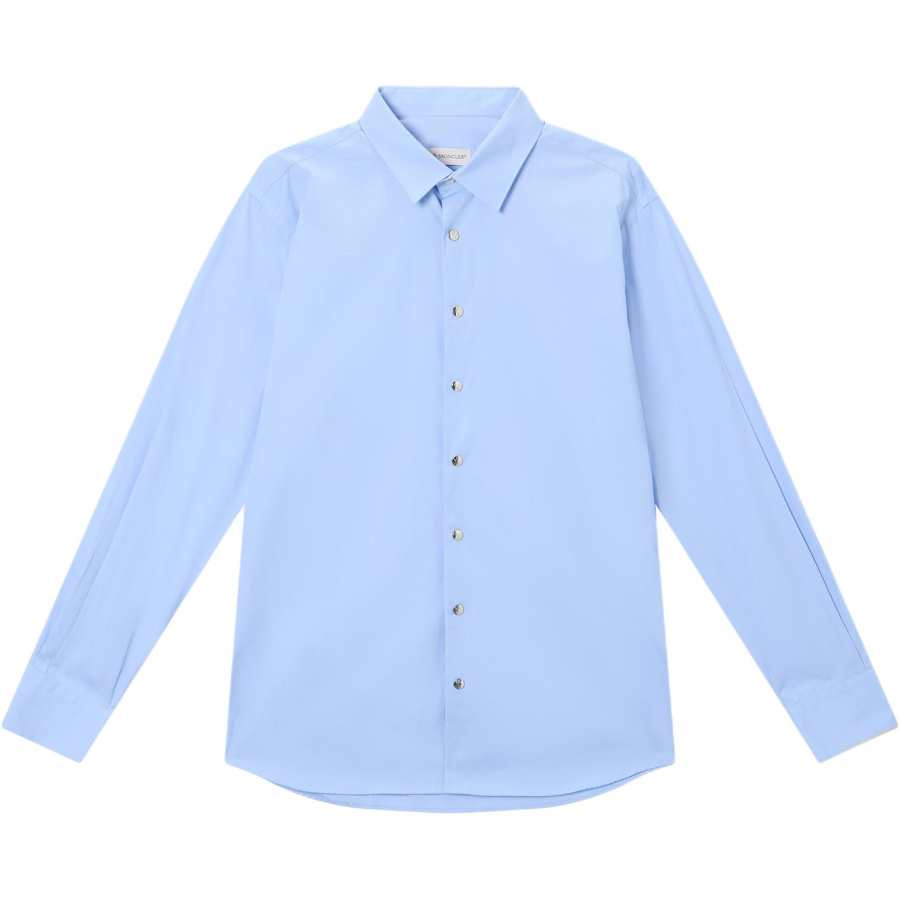 Moncler Grenoble Shirts Men's Light Blue Moderate Other
