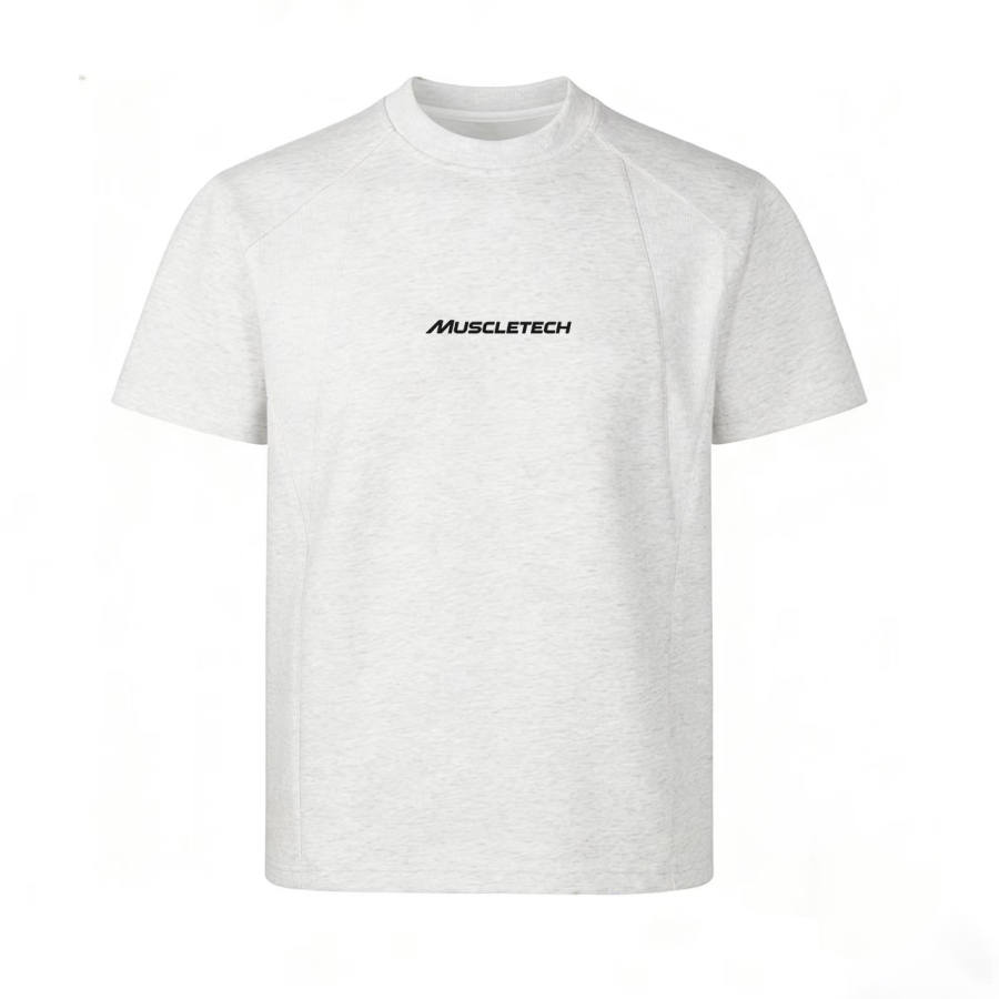 MUSCLETECH T Shirts Unisex Crew Neck Moderate Straight Fit