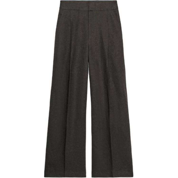 ZARA ZW Casual Pants Women's Brown Moderate Straight Fit Pants