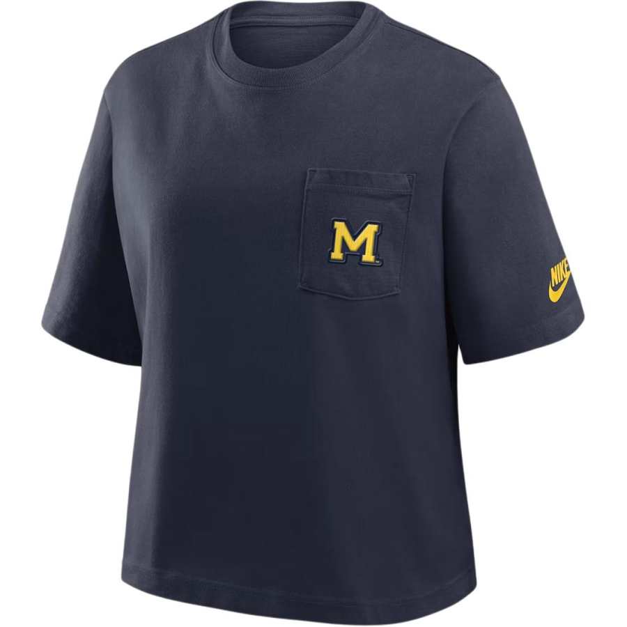 Nike Nike Michigan Legacy Pocket Boxy Women's Nike College T-Shirt