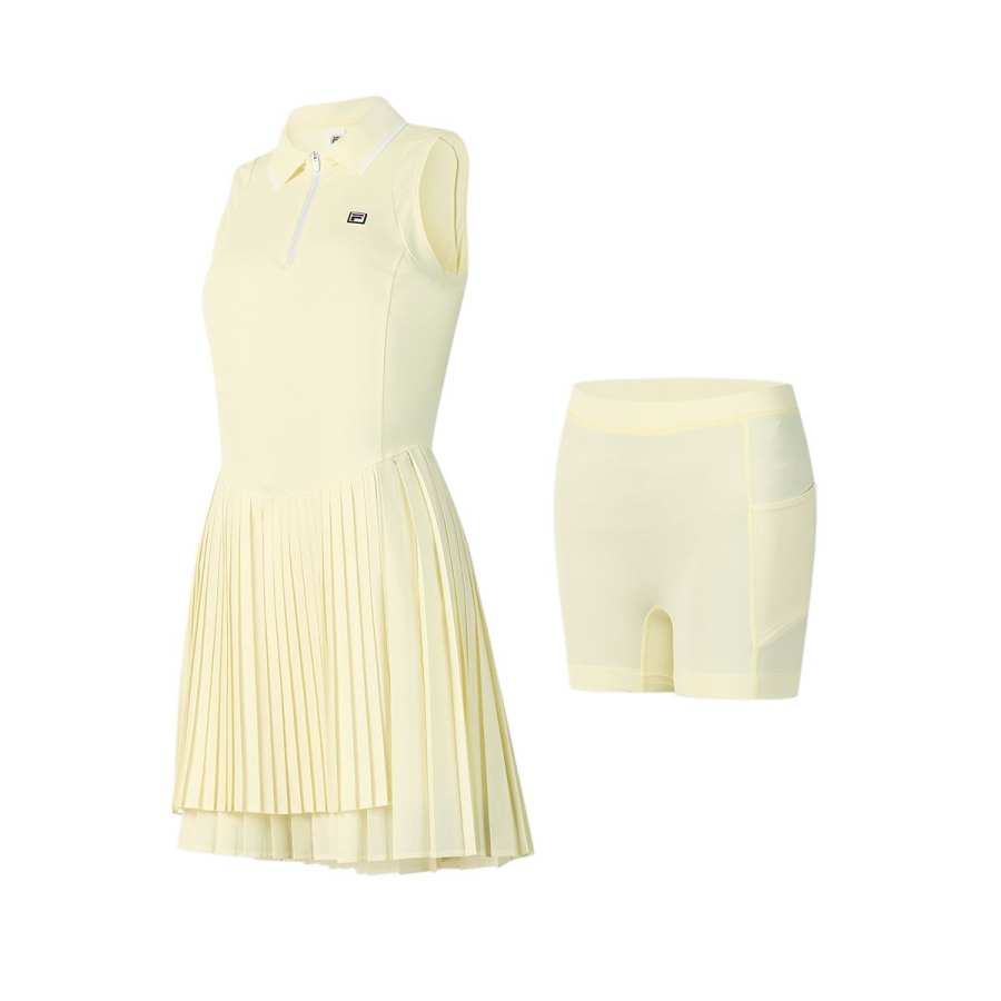FILA Tennis Sleeveless Dress Women's Two Piece Set