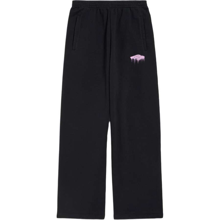 Balenciaga Elastic Waist Wide-Leg Sweatpants
