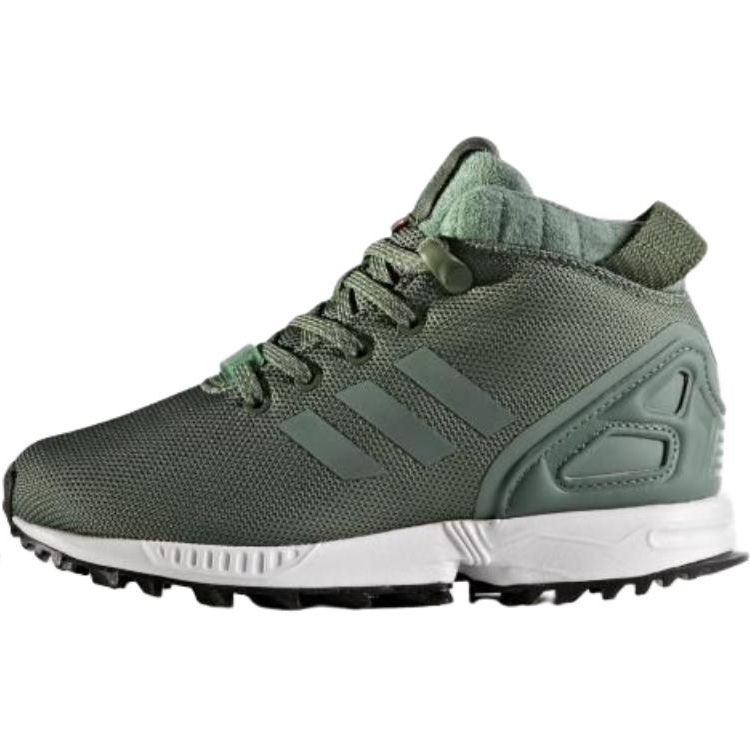 Adidas Originals ZX Flux Support High top Outdoor Shoes Green Kids'