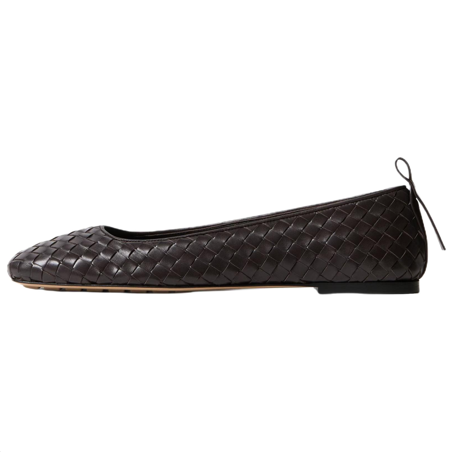 Bottega Veneta Charlotte Sheepskin Casual Shoes Women's Brown