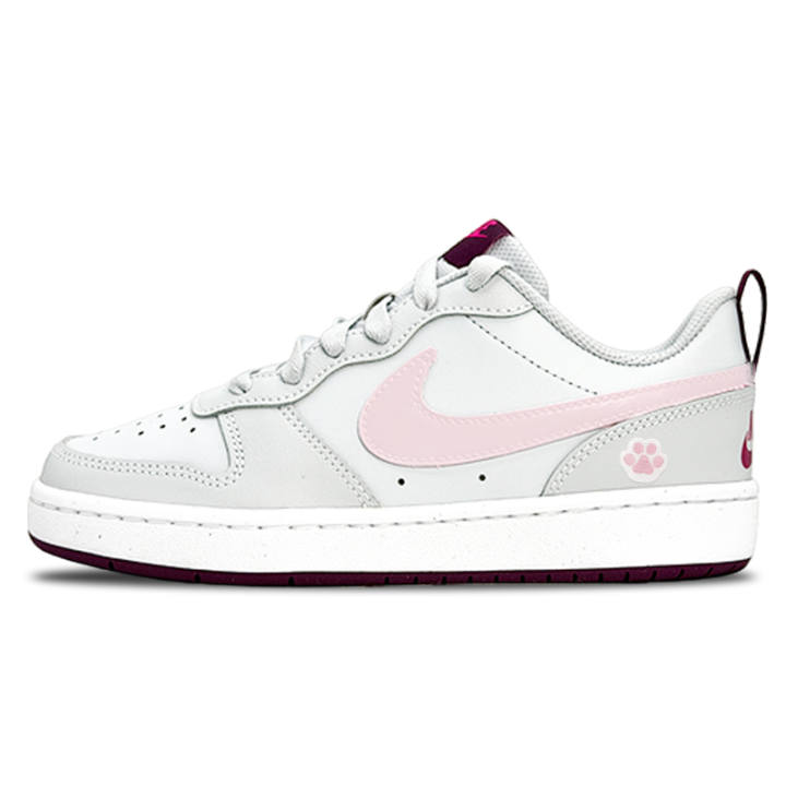 Nike Nike Court Borough Strawberry Meowth Leather Slip Resistant, Abrasion Resistant, Breathable Low top Skateboard Shoes