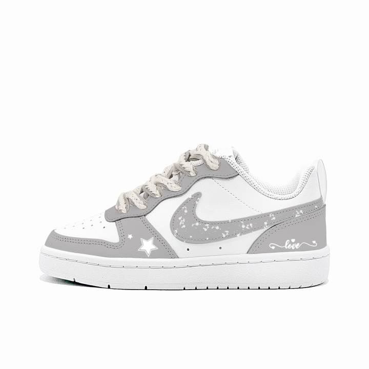 Nike Nike Court Borough 2 Stardust Confession, Gabee Manufacturing Leather Cushioning Abrasion Resistant Slip Resistant