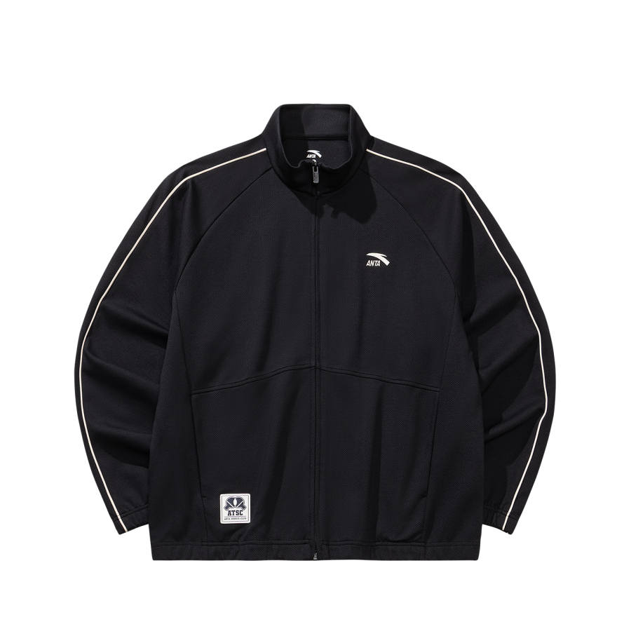 ANTA ANTA Jackets Men's Basic Black 3 Stand Collar Moderate Other