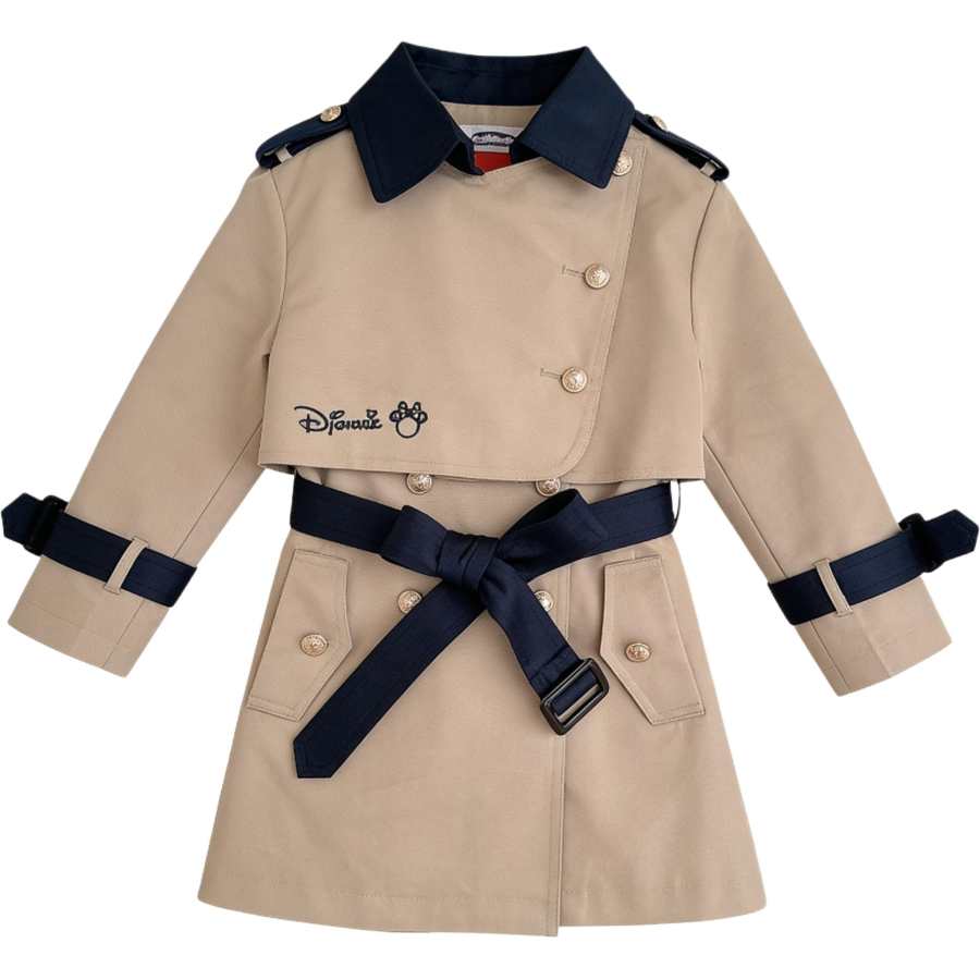 Disney Kids Two Piece Skirt Sets Lapel Moderate Mid Length