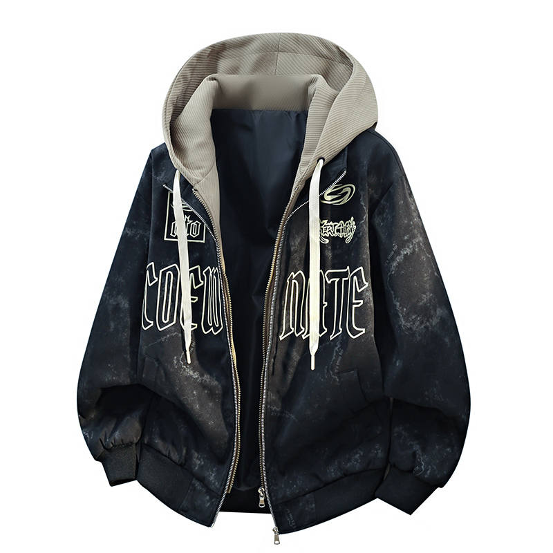 Sugarfunk Sugarfunk Jackets Men's Hooded Moderate Mock Two Piece