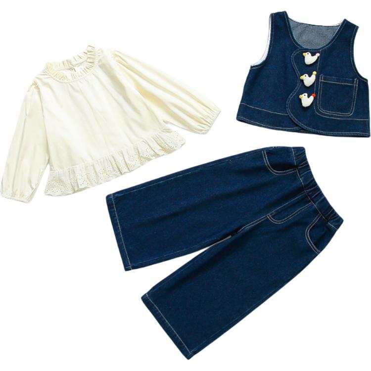 Lanza Casual Sports Apparel Three Piece Set Children Aged 3 7 Years Old