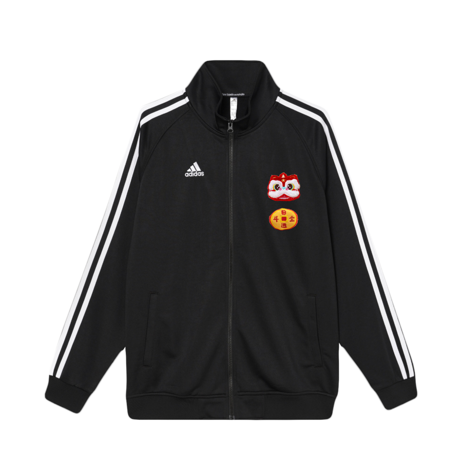 Adidas Adidas 3 Stripes Jackets Unisex Black Stand Collar Moderate Other