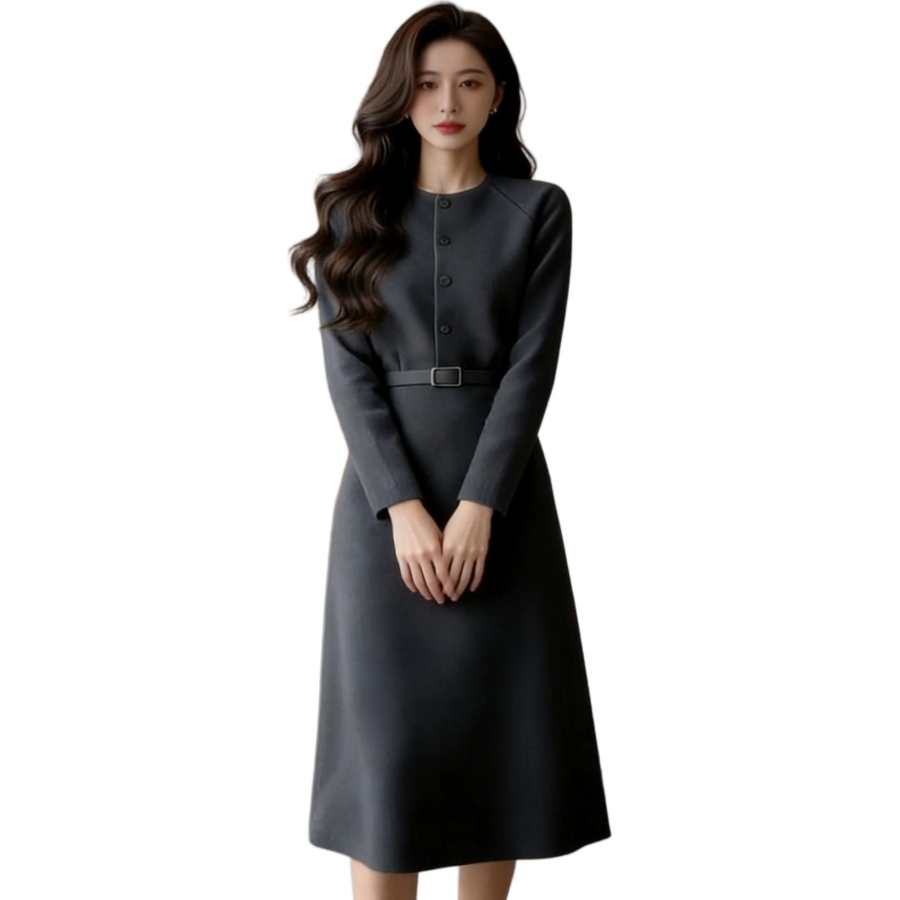 VENICEW Long Sleeved Dress Women's