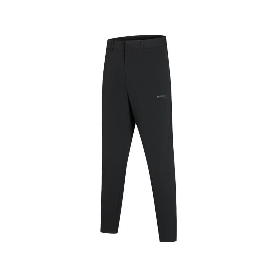 Saucony Casual Pants Men's Patent Leather Black Moderate Other