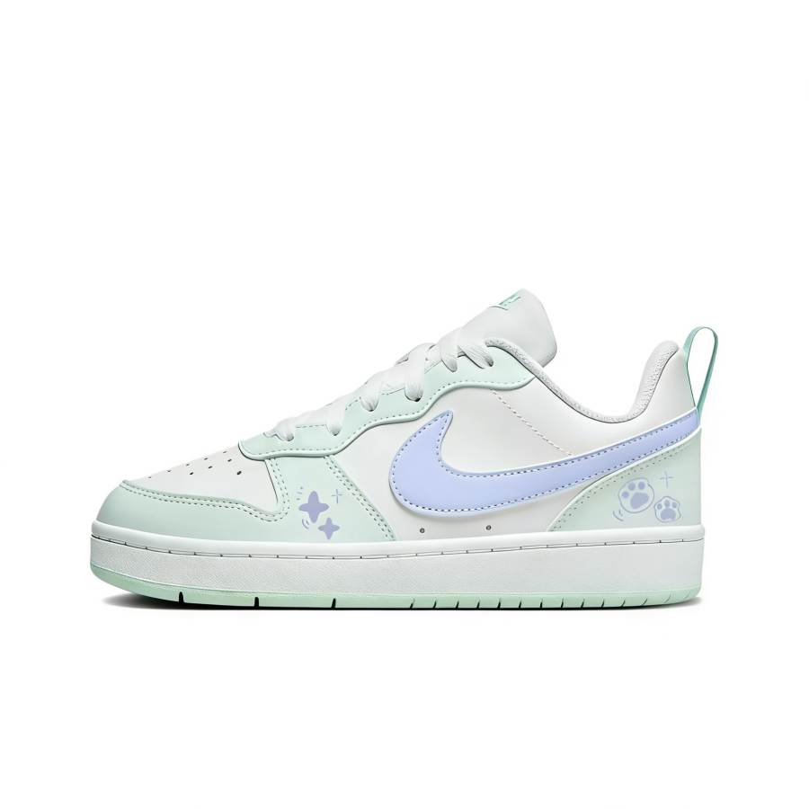 Nike Nike Court Borough Cushioning Abrasion Resistant Low top Skateboard Shoes Women's Light Purple