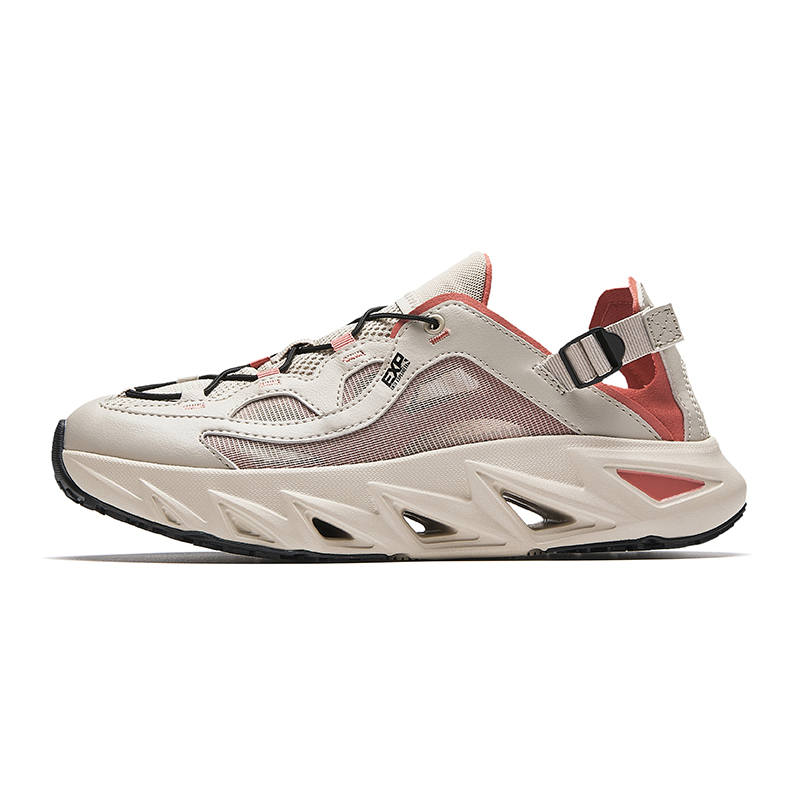 Anta Outdoor Shoes Women's Mist Gray Red