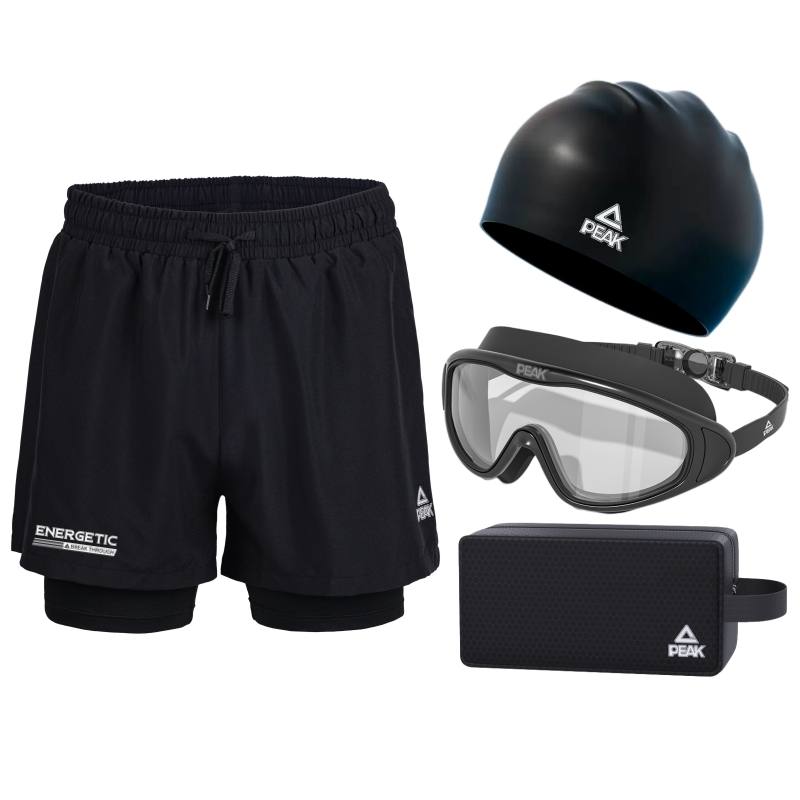 PEAK PEAK Swimming Equipment Sets Men's Black
