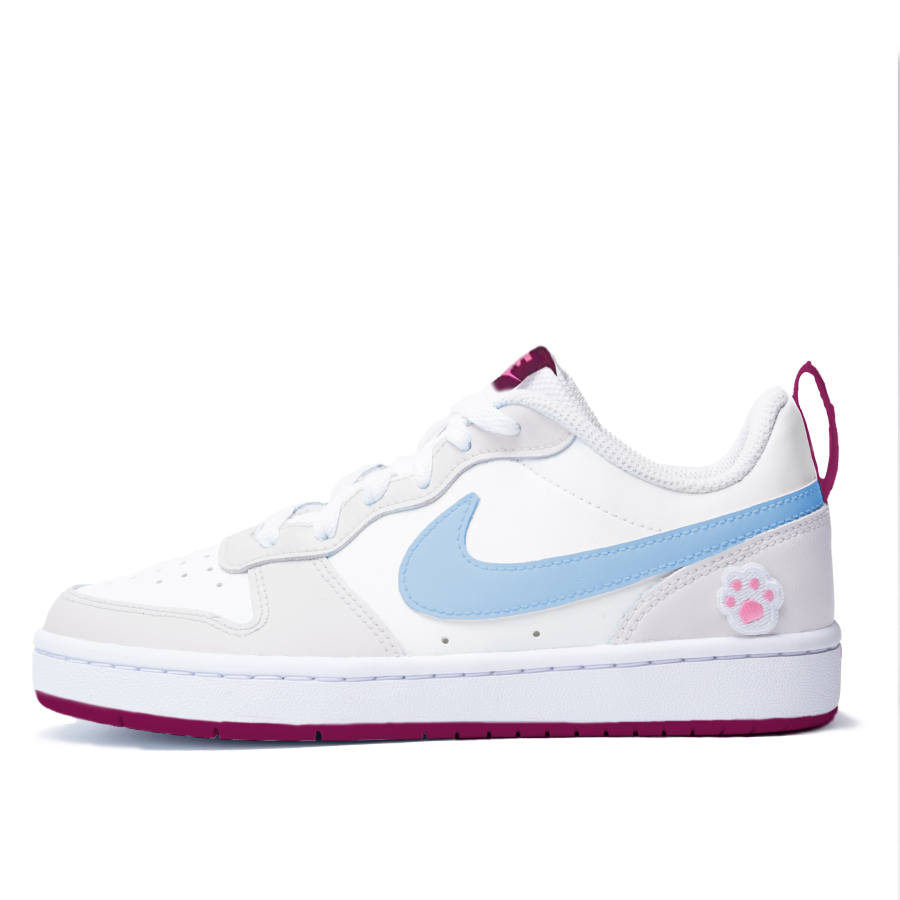 Nike Nike Court Borough Gray Blue Paw Low top Skateboard Shoes Women's
