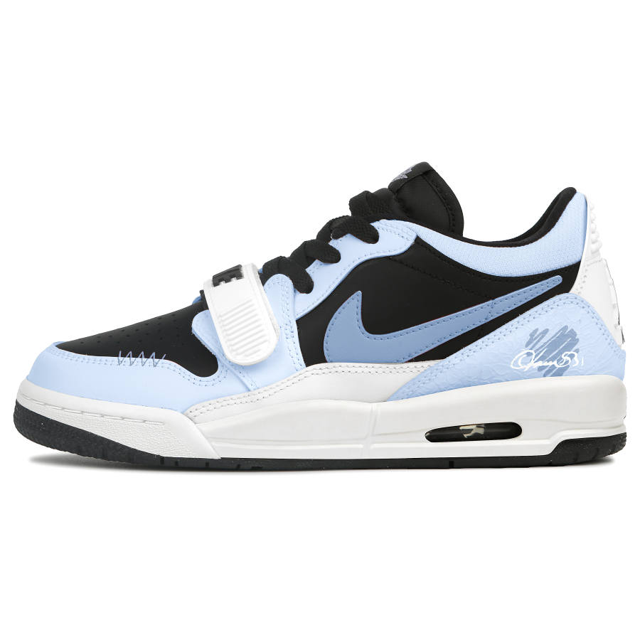 Jordan Jordan Legacy 312 Low top Children's Basketball Shoes Black Blue Teenagers