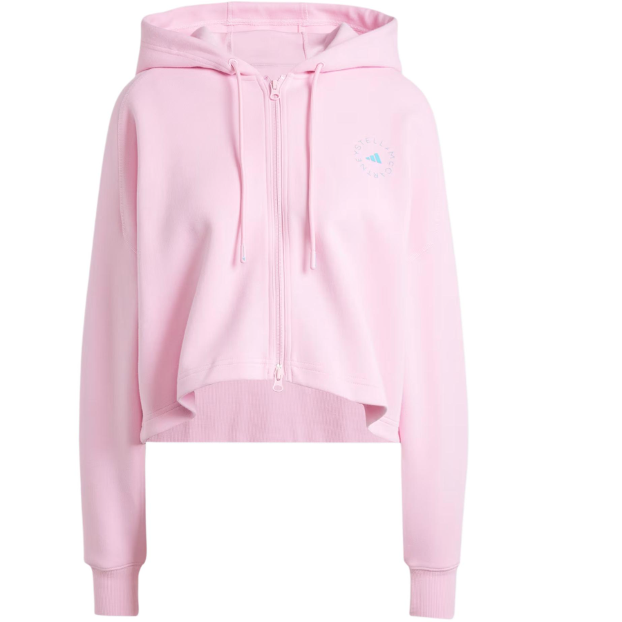Adidas Adidas x Stella McCartney Cropped Hoodie Sweatshirt Women's Pink