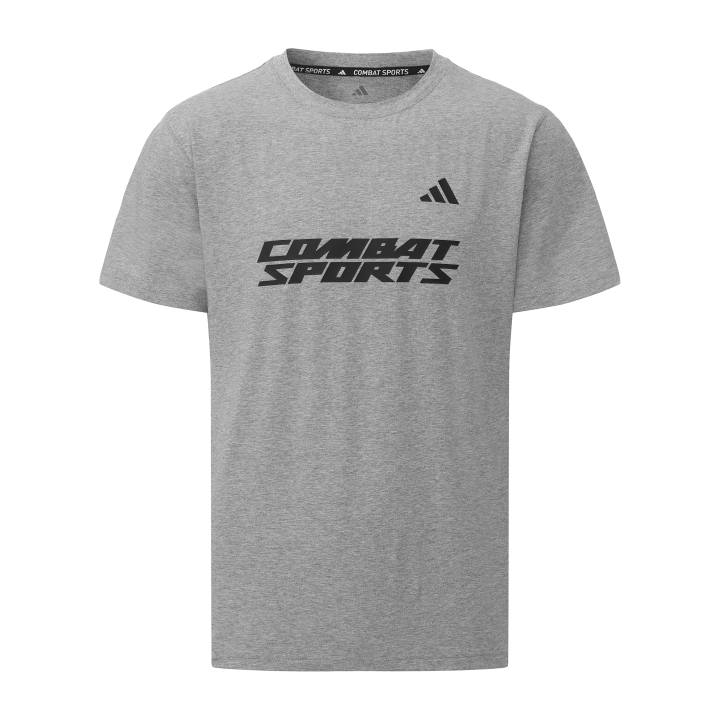 Adidas Adidas Crew Neck Short Sleeved T Shirts Unisex Gray Black
