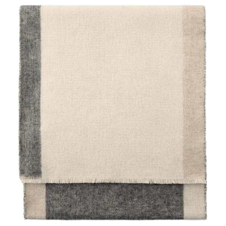 ZARA Acrylic Knit Scarves Unisex Ecru