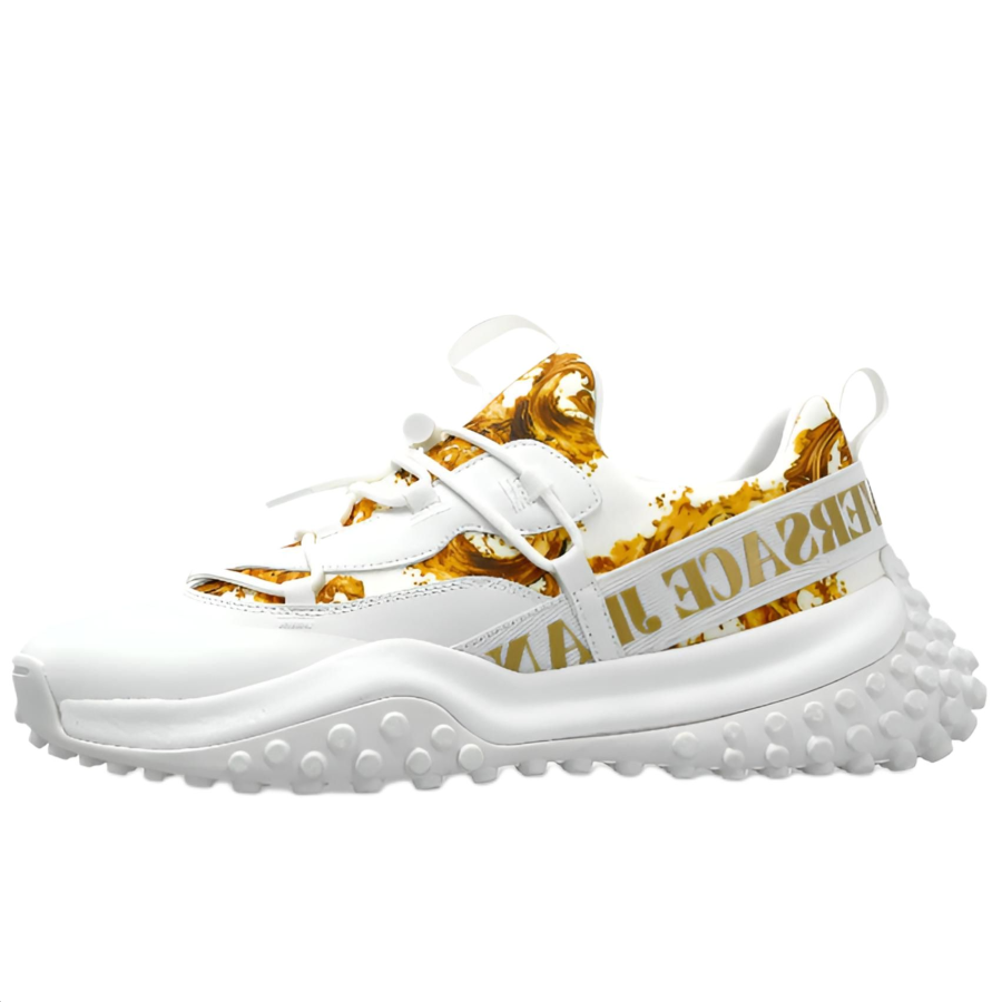 Versace Jeans Couture baroque-print sneakers