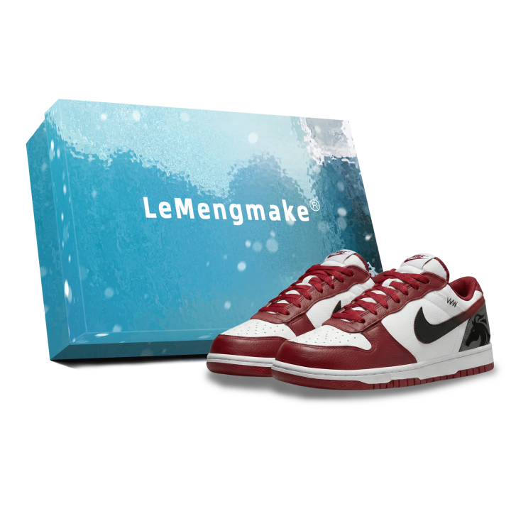 Nike Nike Big Lemon Joy Abrasion Resistant Breathable Low top Skateboard Shoes Men's Red