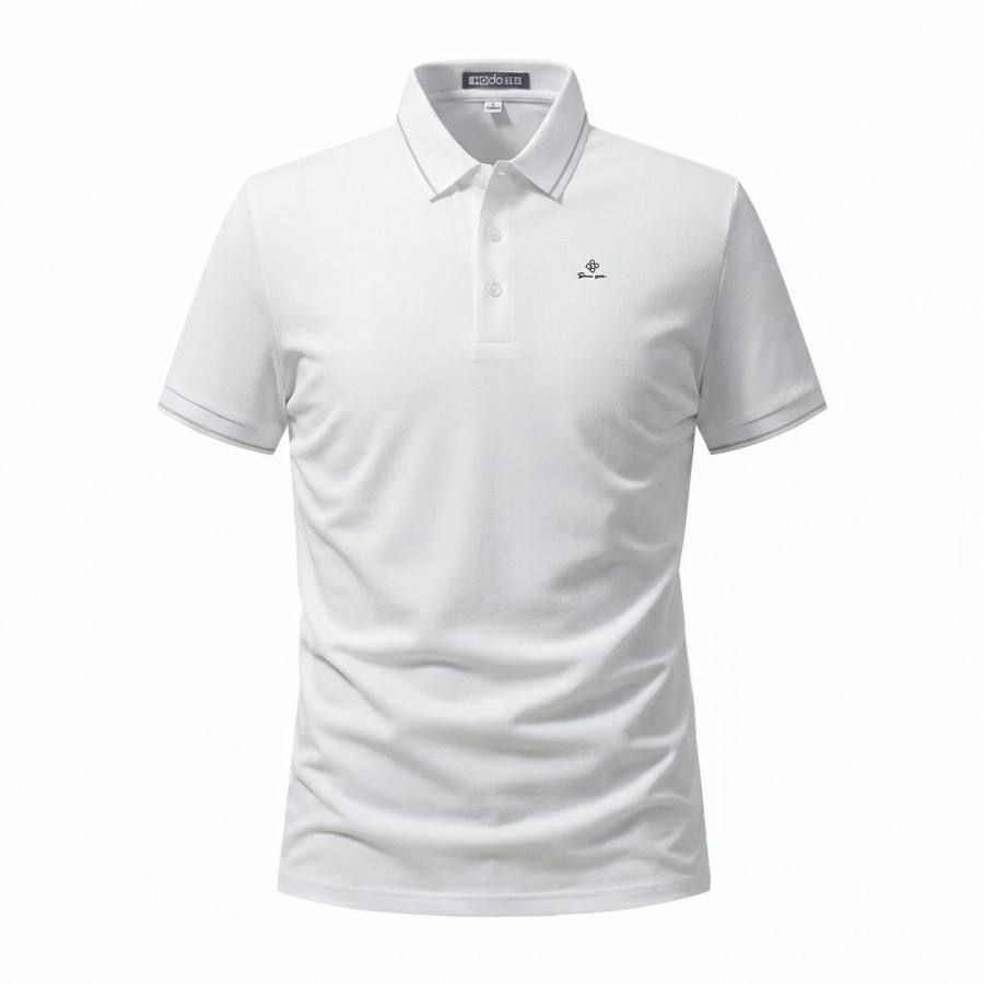 Hodo Polo Shirts Men's Polo Collar Thin Straight Fit