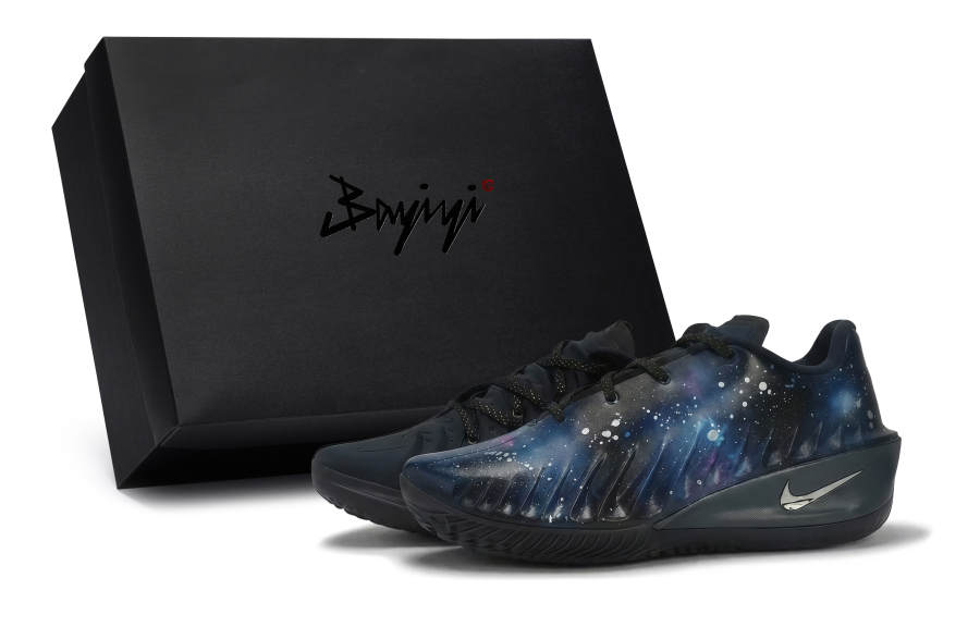 Nike Nike G.T. Cut 4 811 Manufacturing, Submerged Galaxy, Special Shoe Box Slip Resistant Low top Basketball Shoes Unisex