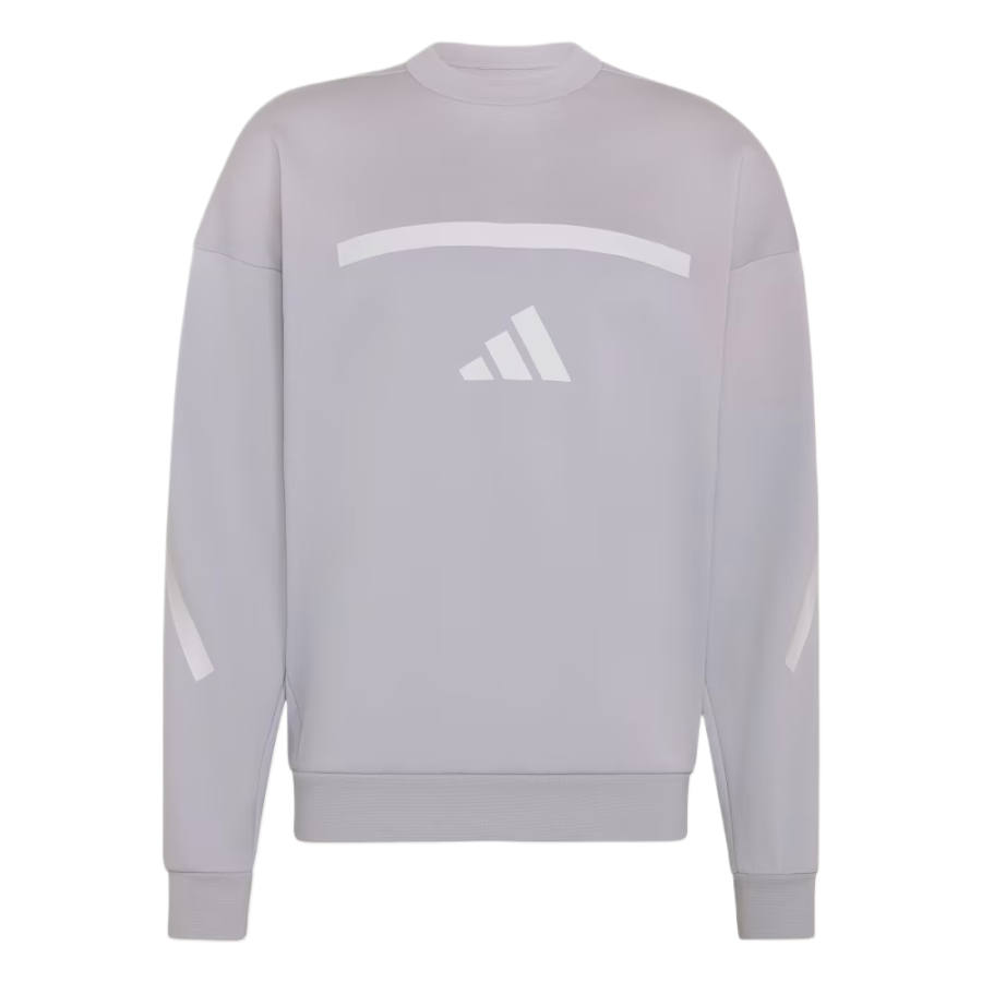 Adidas Adidas ZNE Sweatshirts Men's Halo Silver Crew Neck Moderate