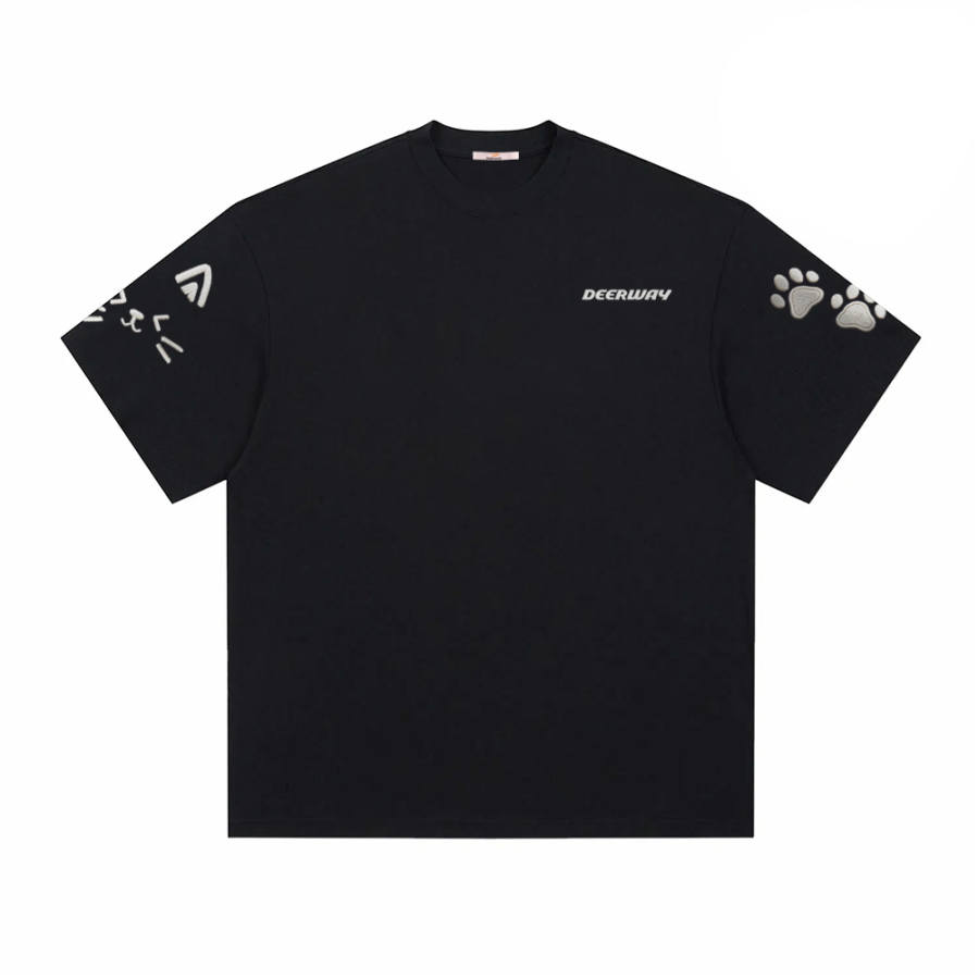 DEERWAY T Shirts Unisex Crew Neck Moderate Straight Fit