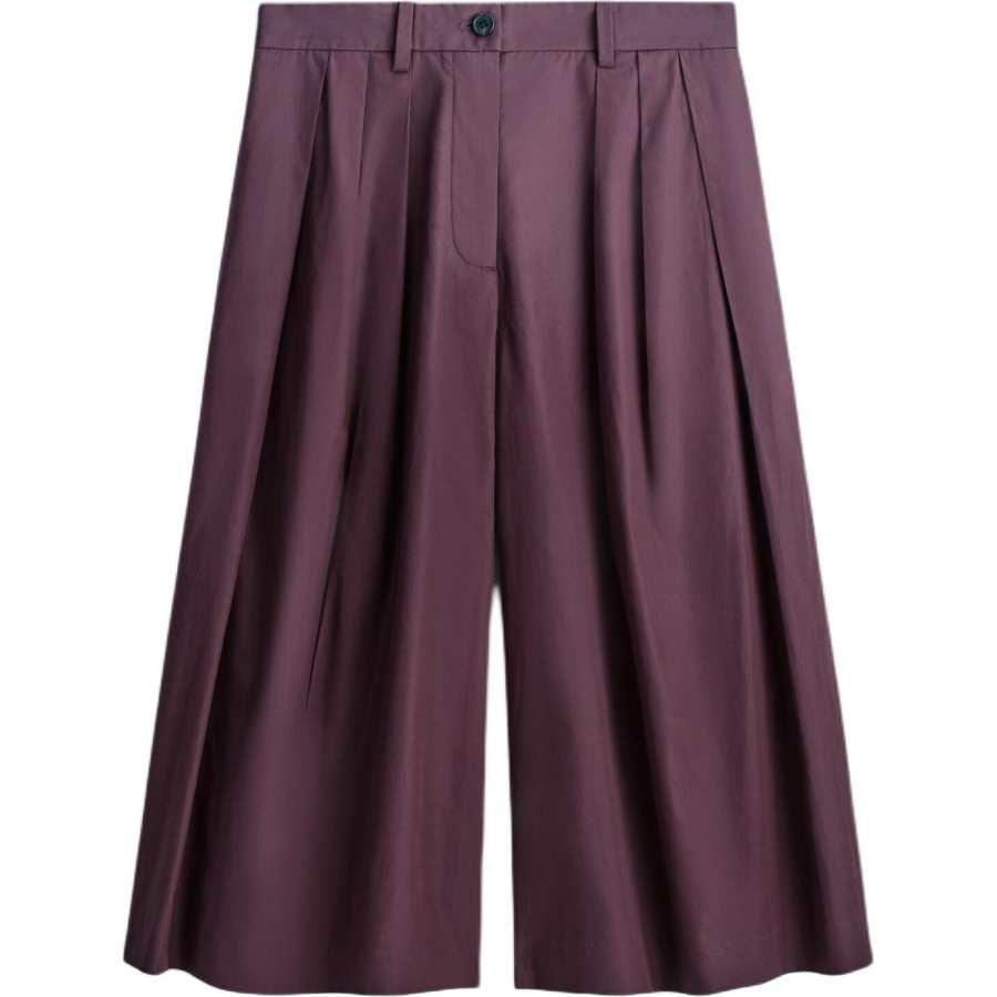 COS Casual Shorts Women's Burgundy