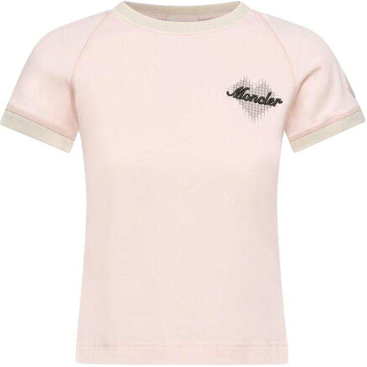 Moncler Logo Embroidered Crewneck T-Shirt