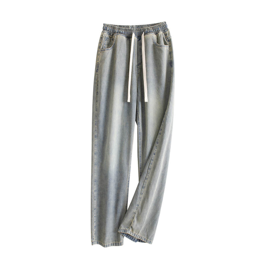 GWAF Jeans Unisex Thin Straight Fit Pants