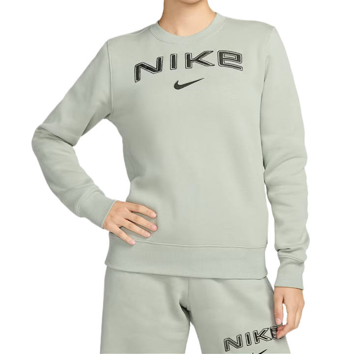 Nike Nike Sweatshirts Women's Jadeite Horizon/Light All Woody Brown/Sequoia Crew Neck Moderate