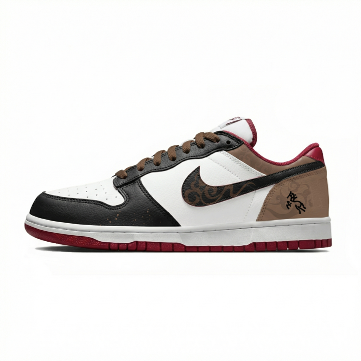 Nike Nike Big Lemon Joy Abrasion Resistant Breathable Low top Skateboard Shoes Men's Black Brown