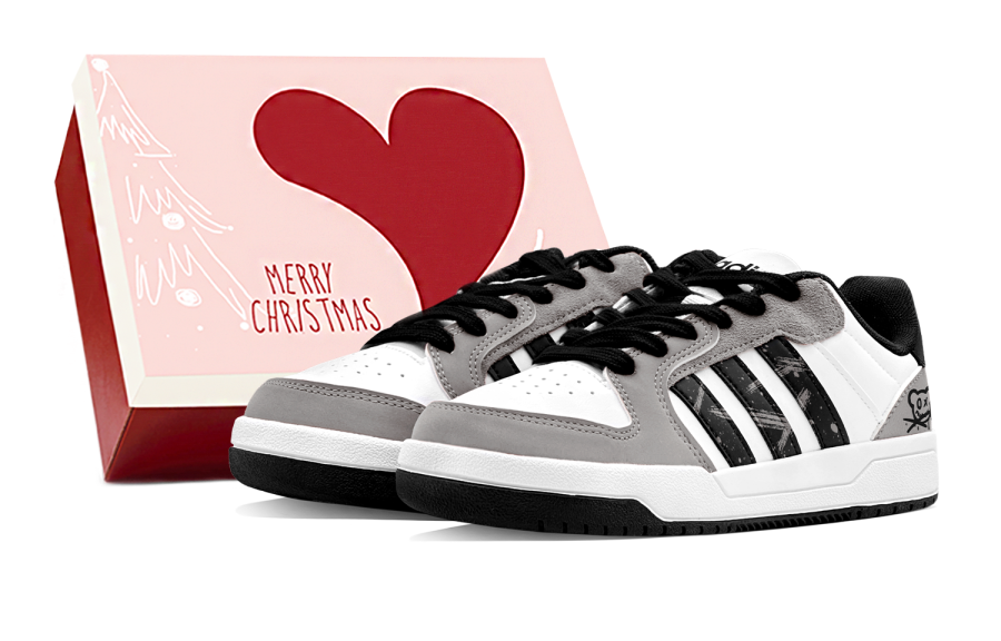 Adidas Adidas ENTRAP Trendy Cool Bear, Preppy Style, Street Style, Versatile Fashion Abrasion Resistant Slip Resistant Low top