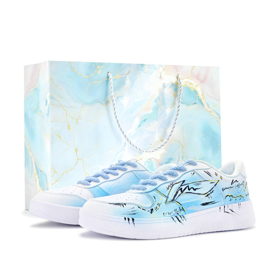 Li-Ning Li Ning Floating Boat Blue Sky Rhythm Skateboard Shoes Unisex