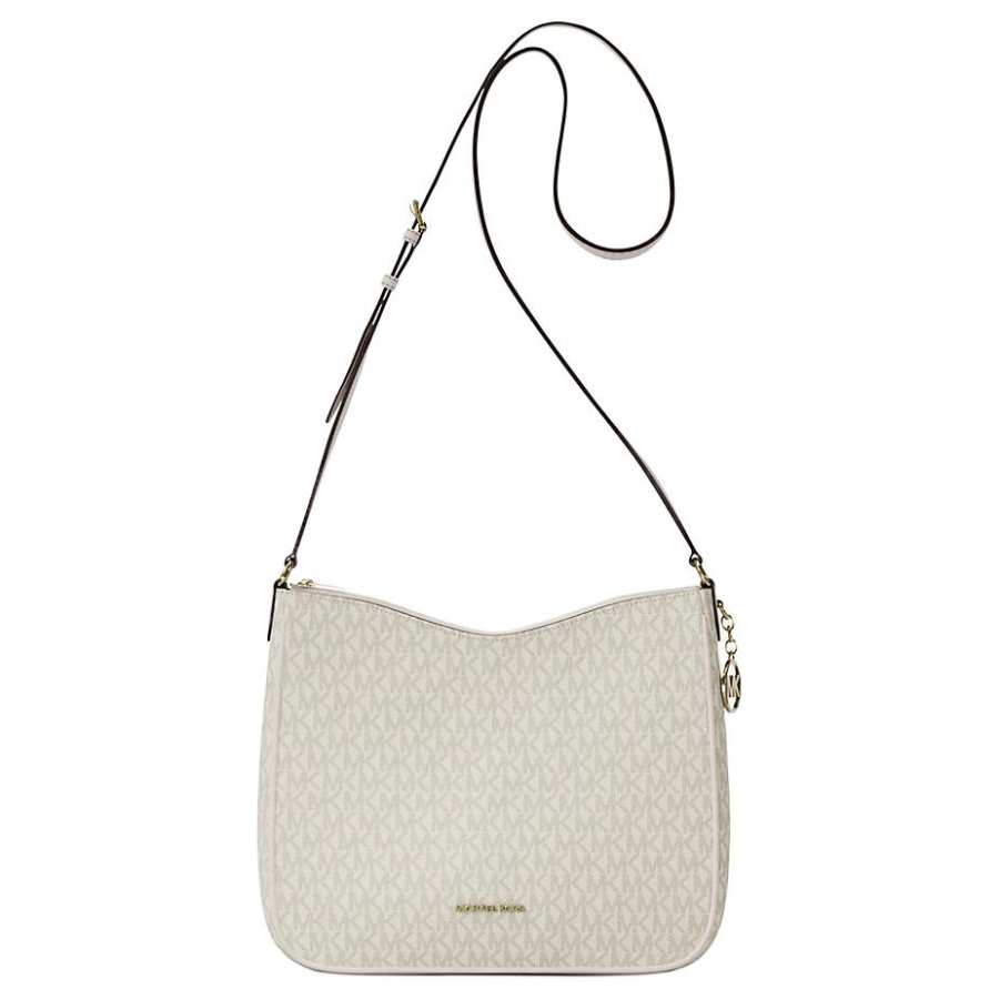 MICHAEL KORS Nayla Artificial Leather Crossbody Bags Medium Women's Beige