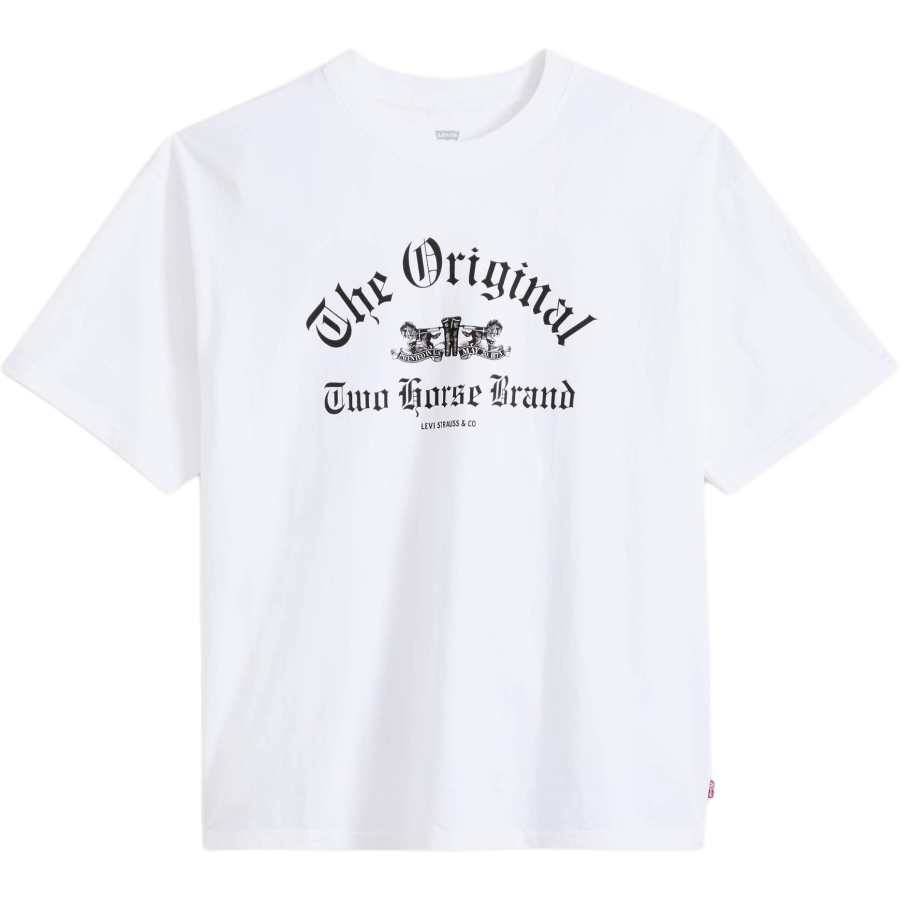 Levis Levis T Shirts Men's White Crew Neck
