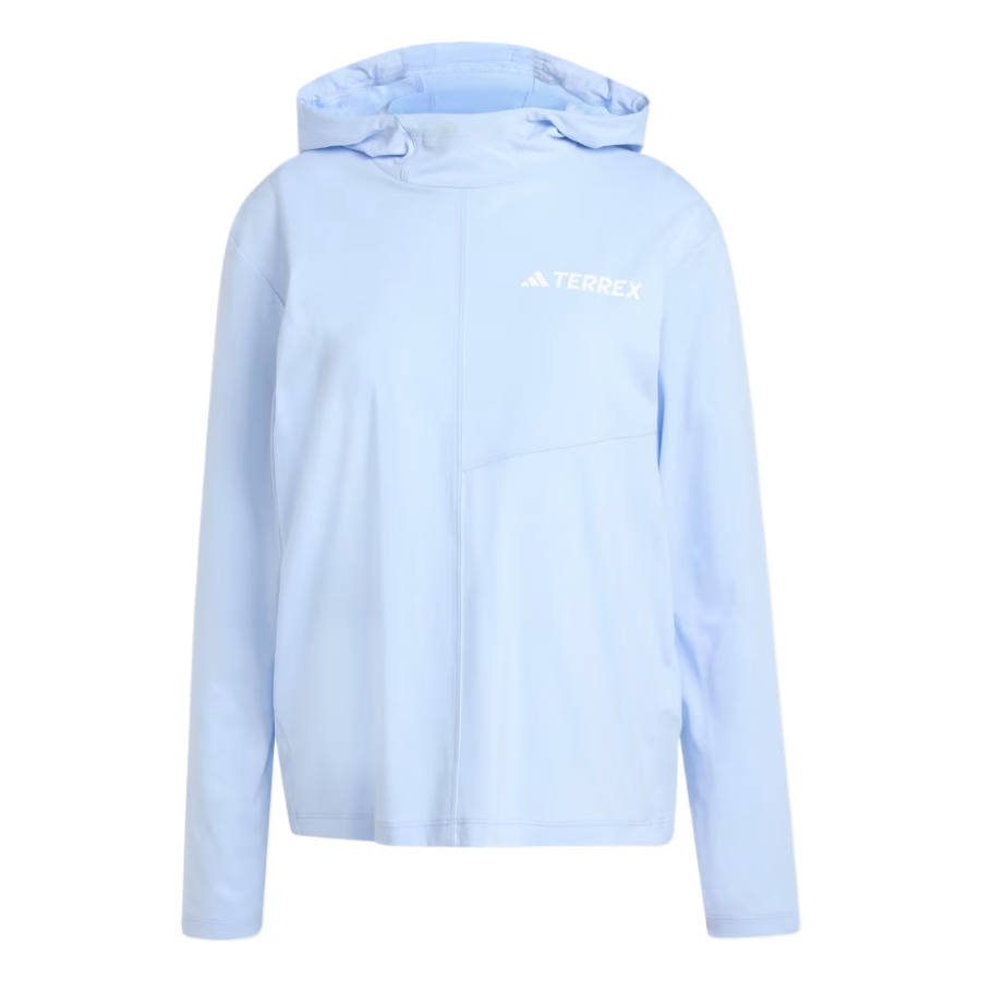 Adidas Adidas Jackets Women's Fluorescent Blue Hooded Non Detachable Moderate Other