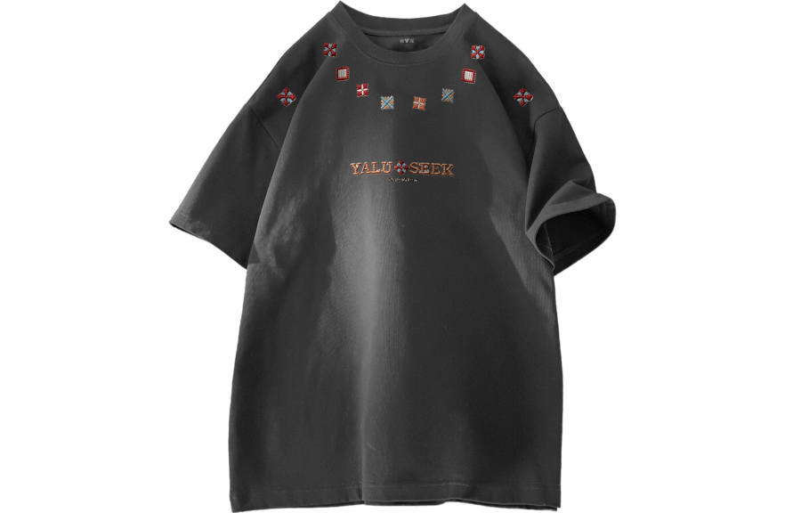 YALU T Shirts Unisex Crew Neck Thin Heavyweight
