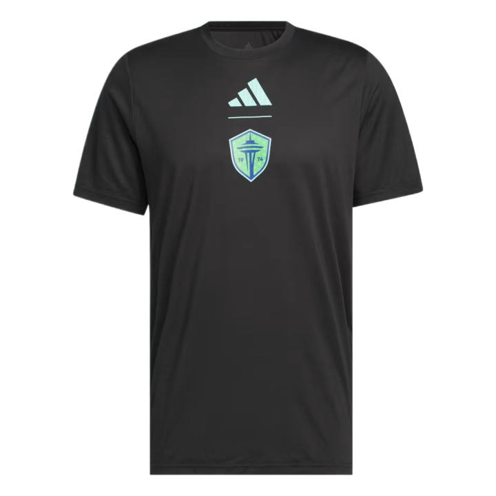 Adidas Adidas T Shirts Men's Black/Mls Ssf S6s Crew Neck Moderate